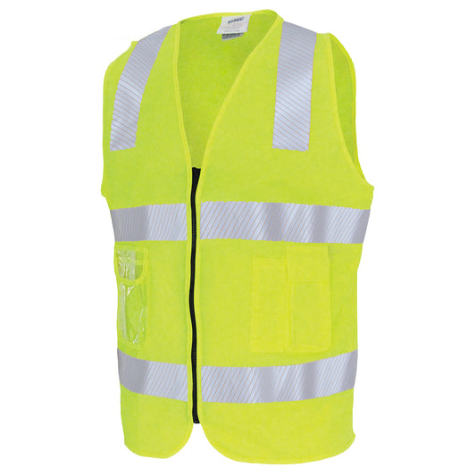 Day/Night Side Panel Safety Vest with Segment R/Tape — DNC Workwear