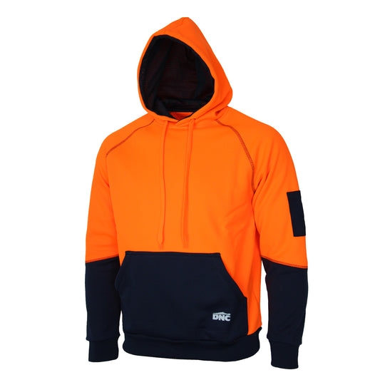 HiVis Softshell Hoodie — DNC Workwear colour image