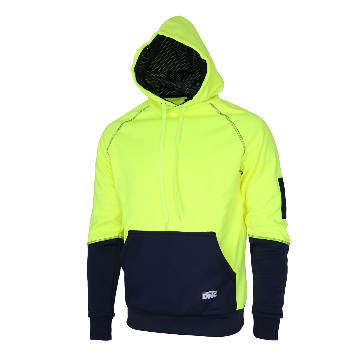 HiVis Softshell Hoodie — DNC Workwear colour image