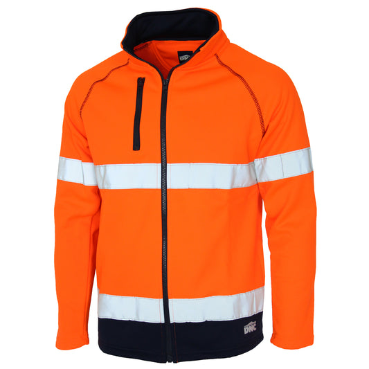 HiVis CSR R/Tape Softshell Jacket — DNC Workwear colour image