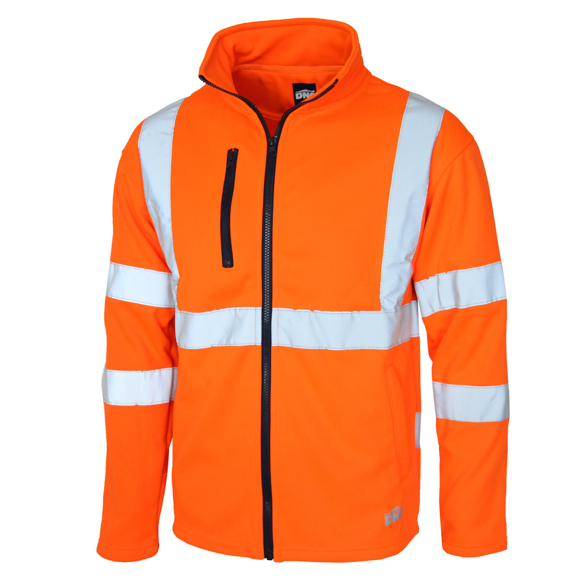 HiVis CSR R/Tape "X" Back Softshell Jacket — DNC Workwear colour image