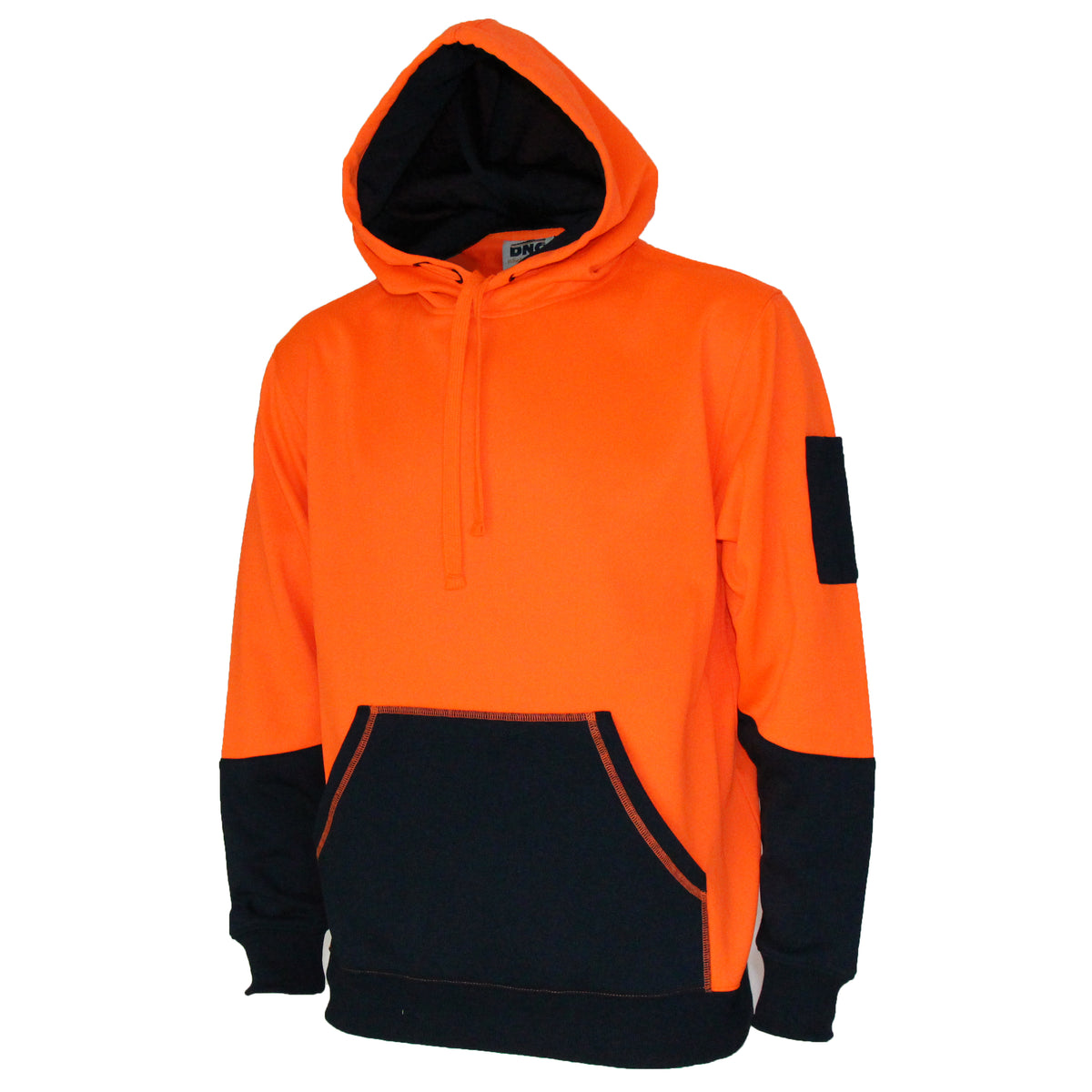 HiVis Two Tone Super Fleecy Hoodie — DNC Workwear colour image