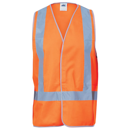 Day/Night Safety Vest with H-Pattern CSR R/Tape — DNC Workwear colour image