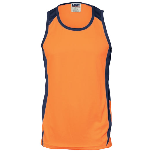 Cool Breathe Action Singlet — DNC Workwear colour image