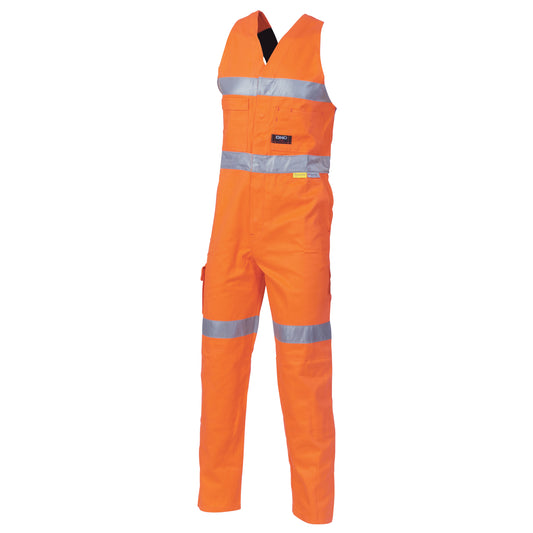 HiVis Cotton Action Back with CSR R/Tape — DNC Workwear colour image