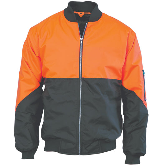 HiVis Two Tone Flying Jacket — DNC Workwear colour image