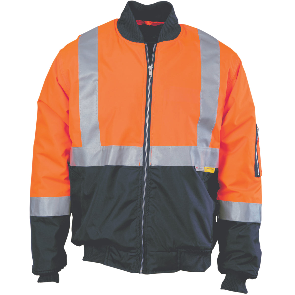 HiVis Two Tone Flying Jacket with CSR R/Tape — DNC Workwear colour image