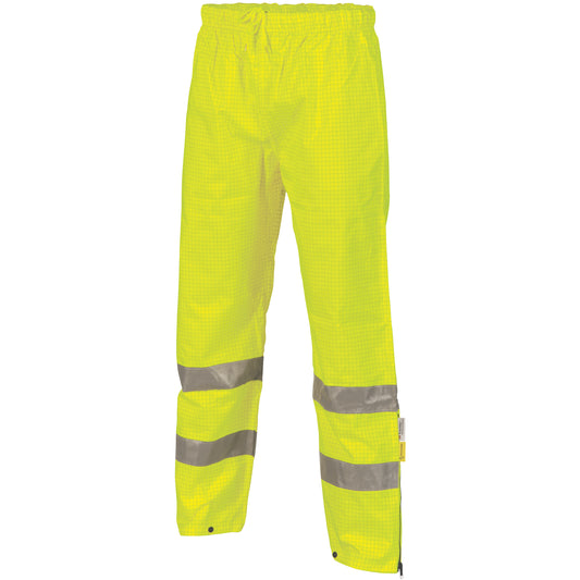 HiVis Breathable & Anti-Static Pants with CSR R/Tape — DNC Workwear colour image
