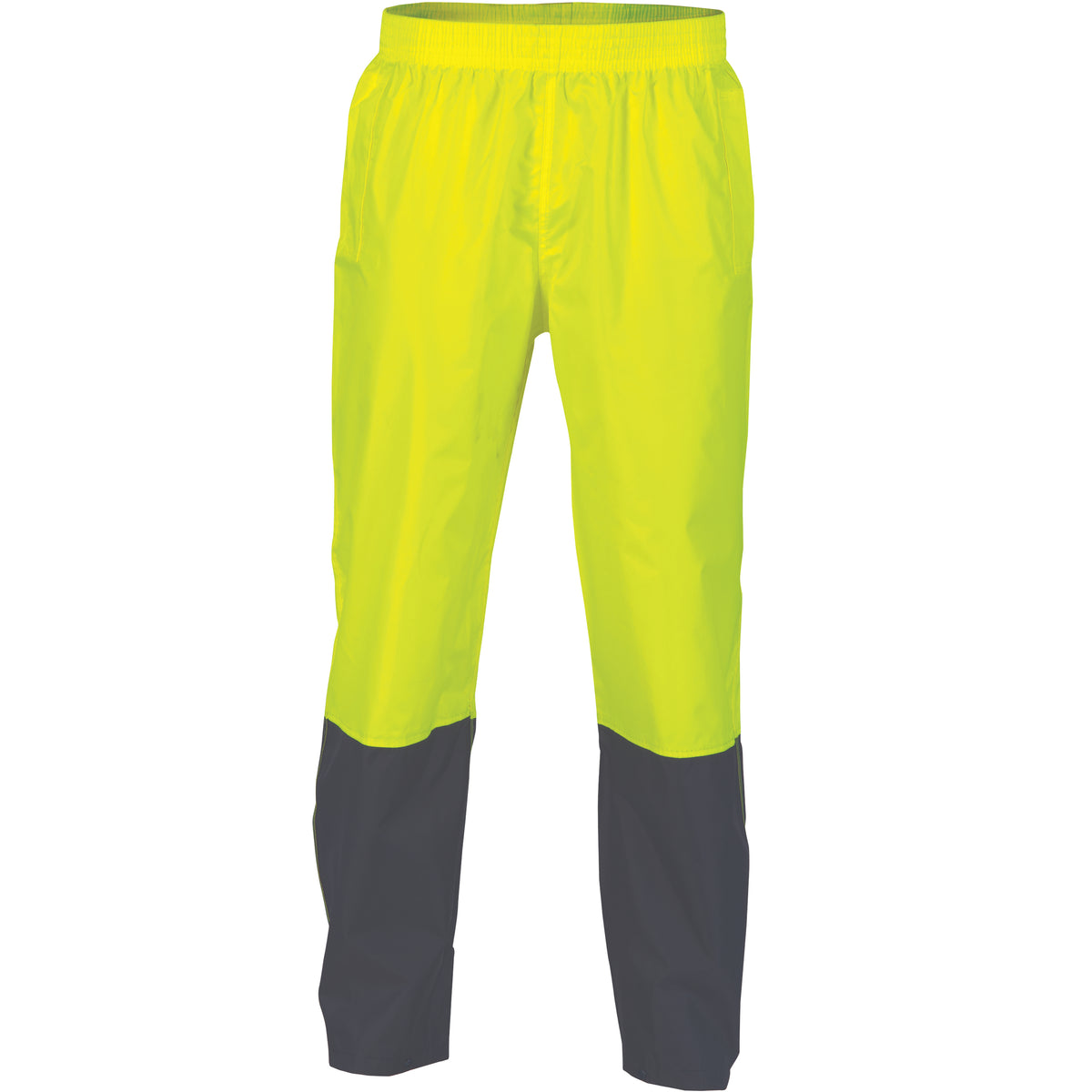 HiVis Two Tone Lightweight Rain Pants — DNC Workwear colour image
