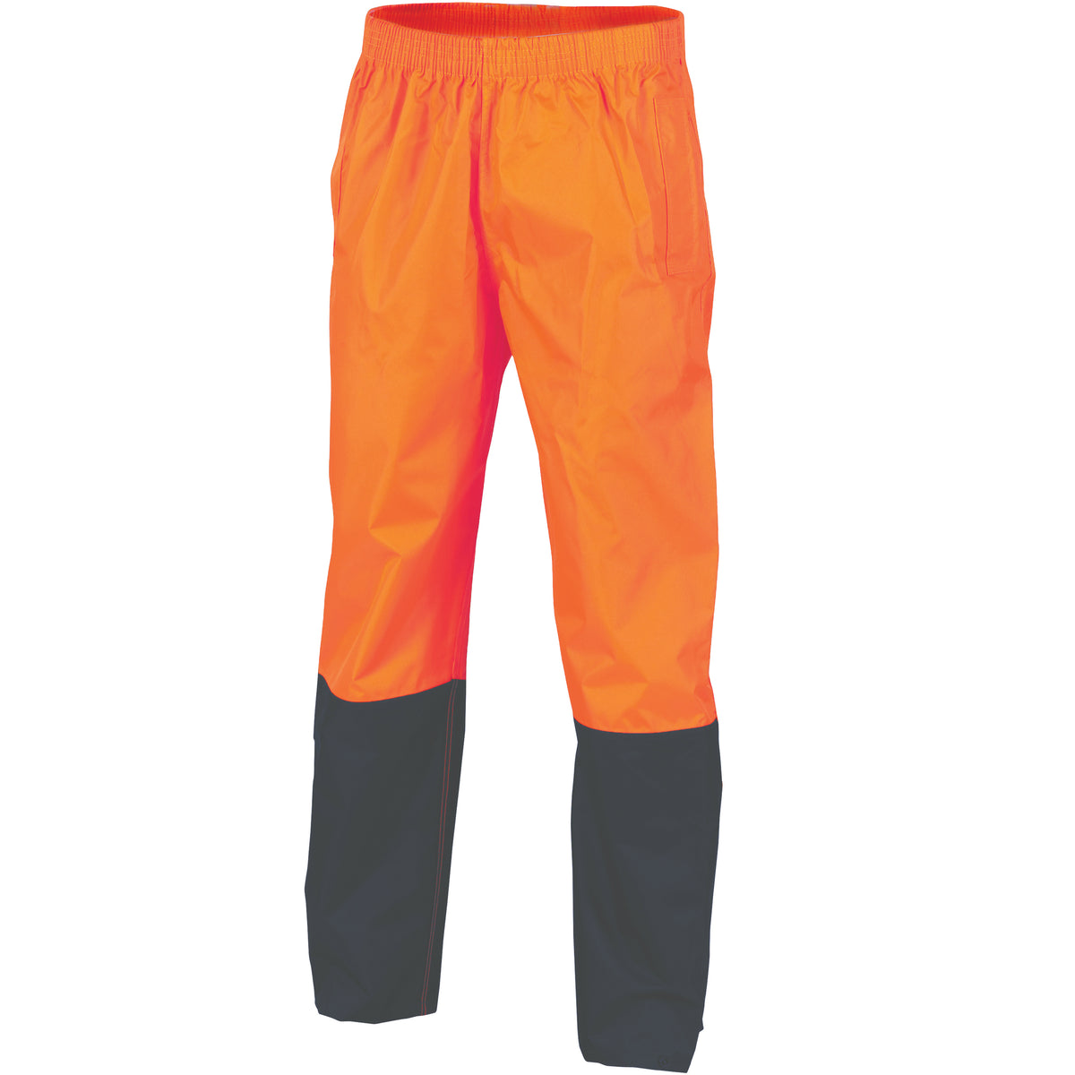 HiVis Two Tone Lightweight Rain Pants — DNC Workwear colour image