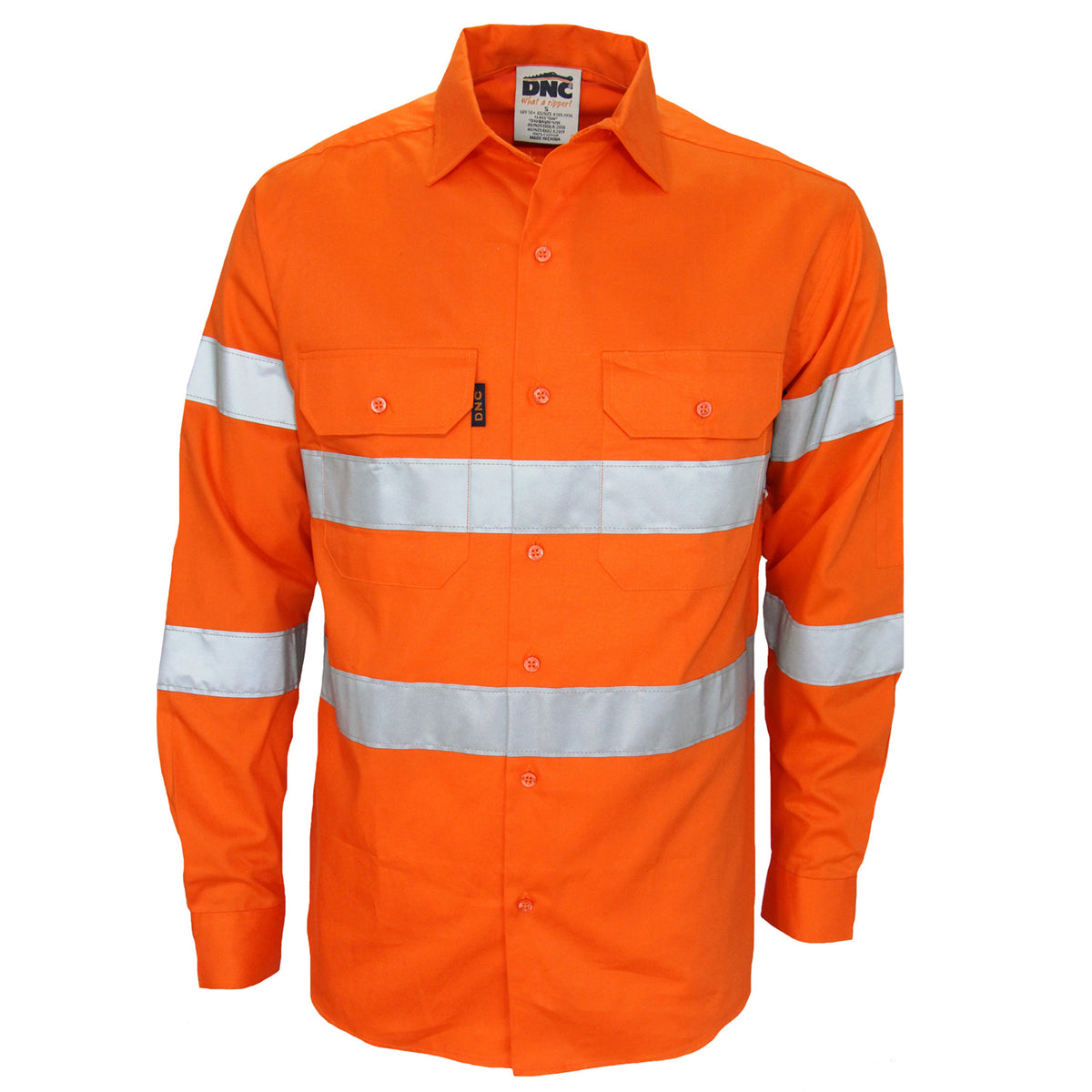 HiVis Bio-Motion CSR R/Taped Shirt — DNC Workwear colour image