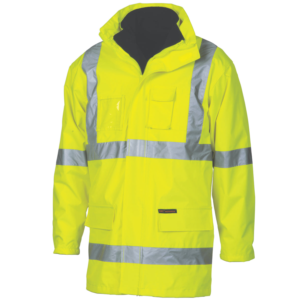 HiVis "X" Back D/N “6 IN 1” Jacket
(Outer Jacket and Inner Vest can be sold separately) — DNC Workwear colour image