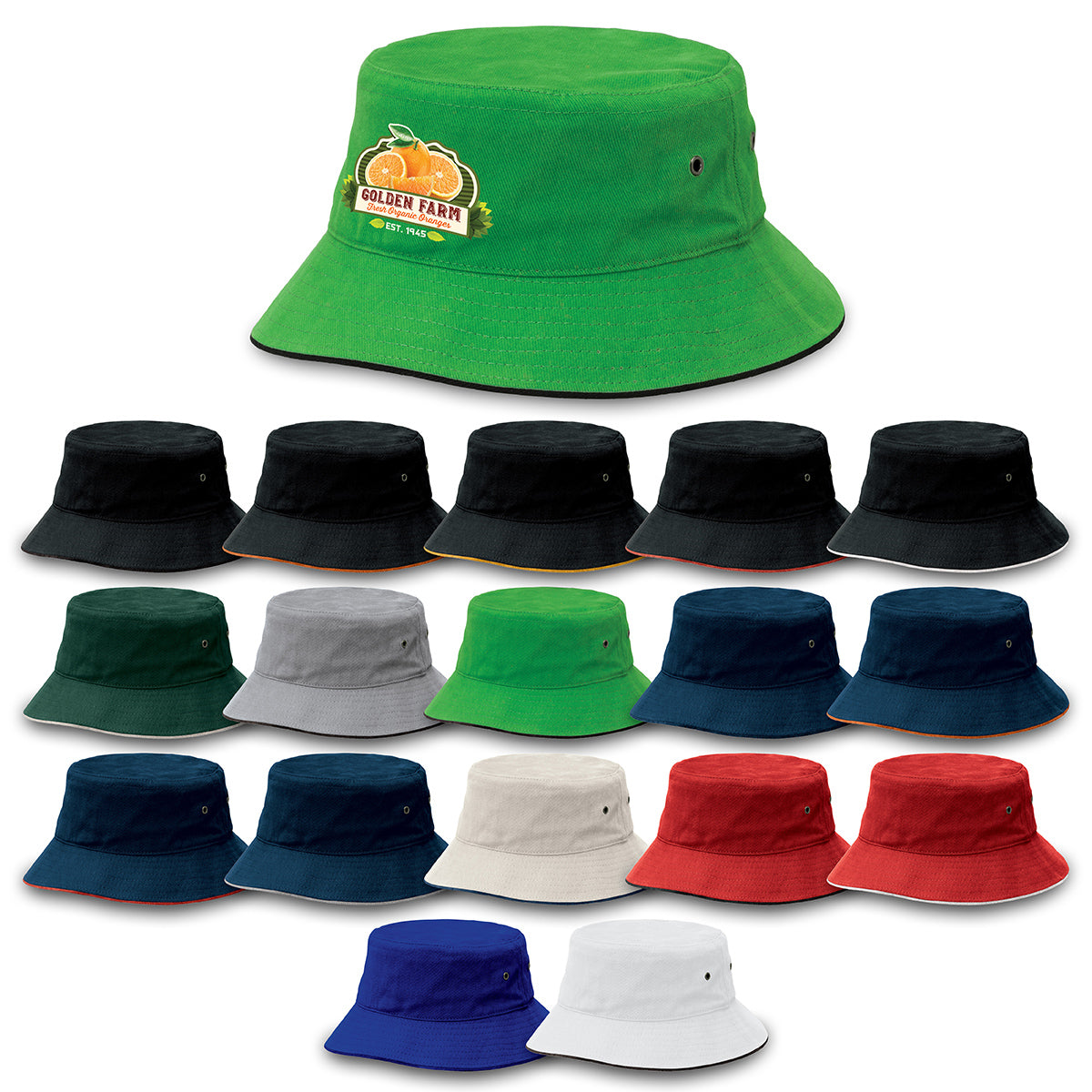 Sandwich Brim Bucket Hat — image 1