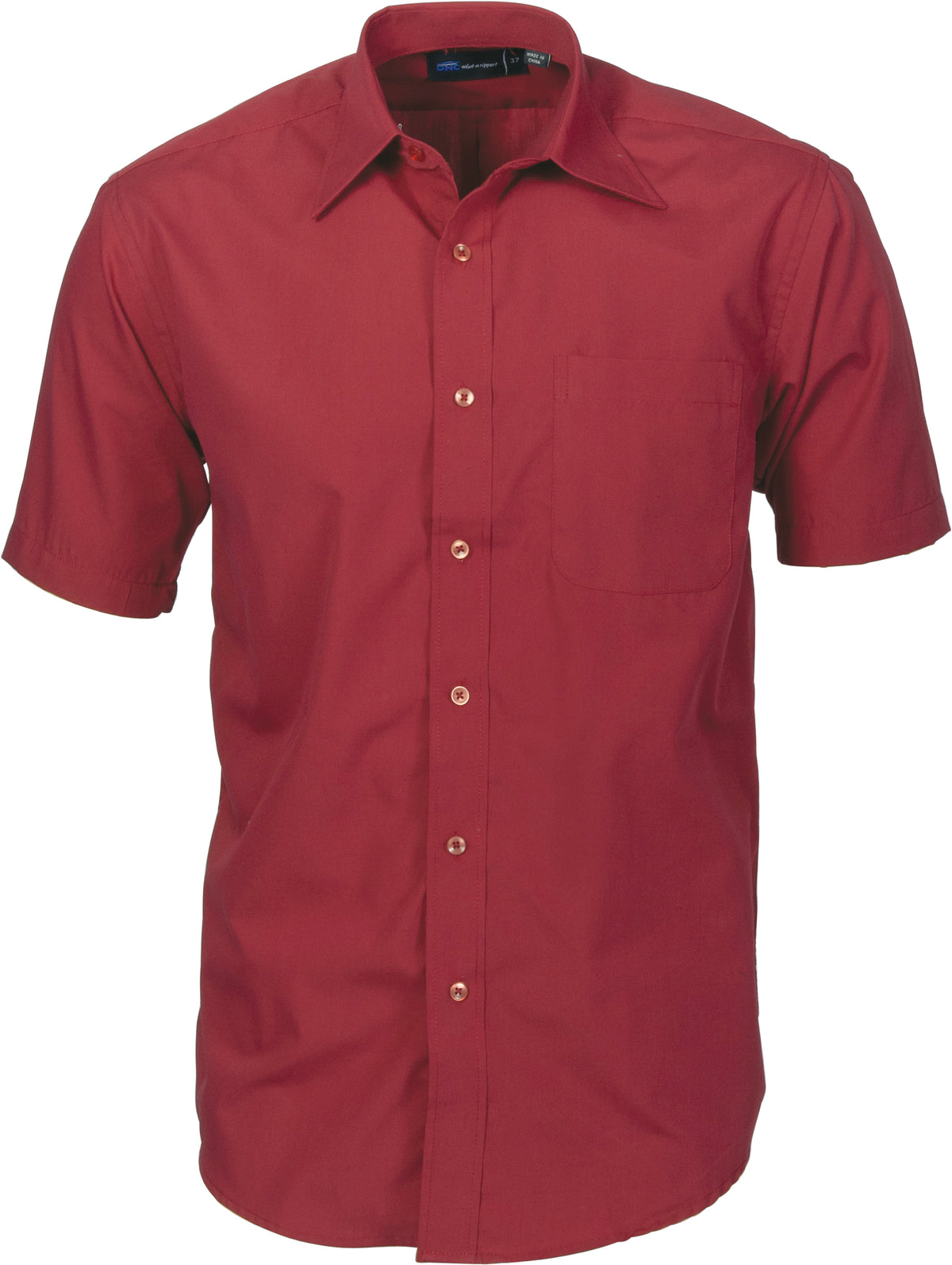 Mens Premier Poplin Business Shirts - Short Sleeve — DNC Workwear colour image