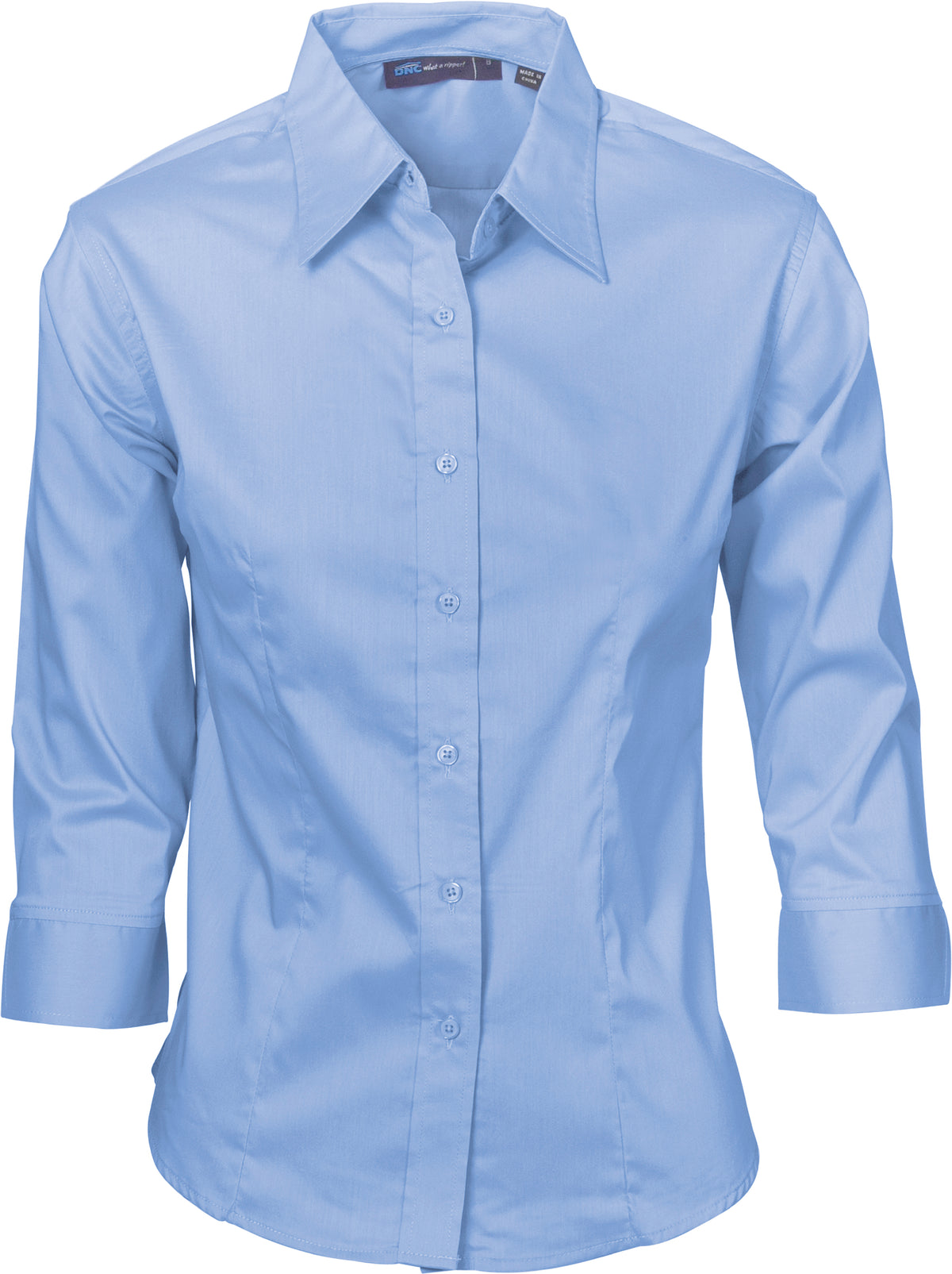 Ladies Premier Stretch Poplin Business Shirts - 3/4 Sleeve — DNC Workwear colour image