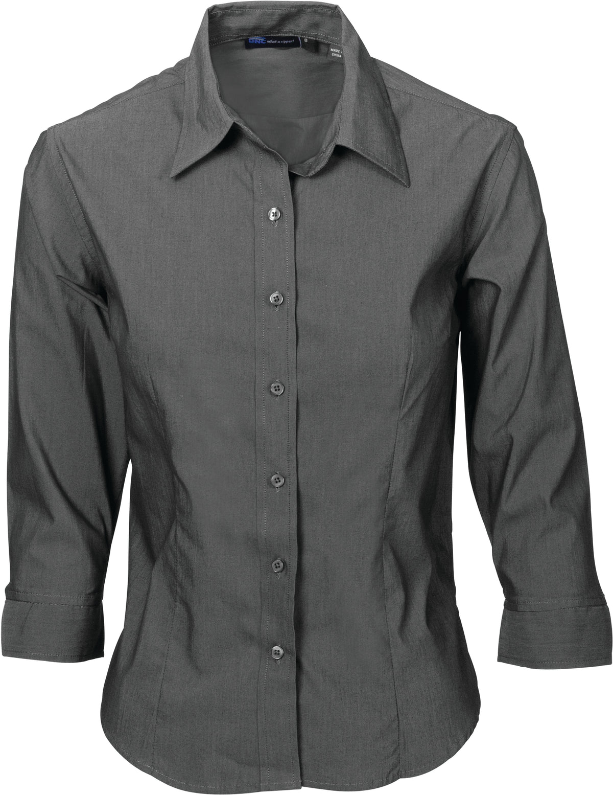 Ladies Premier Stretch Poplin Business Shirts - 3/4 Sleeve — DNC Workwear colour image