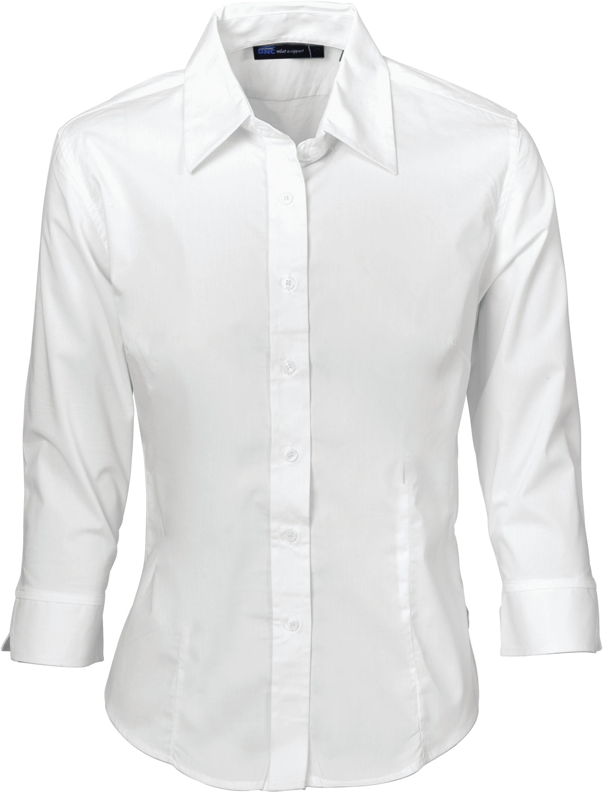 Ladies Premier Stretch Poplin Business Shirts - 3/4 Sleeve — DNC Workwear colour image