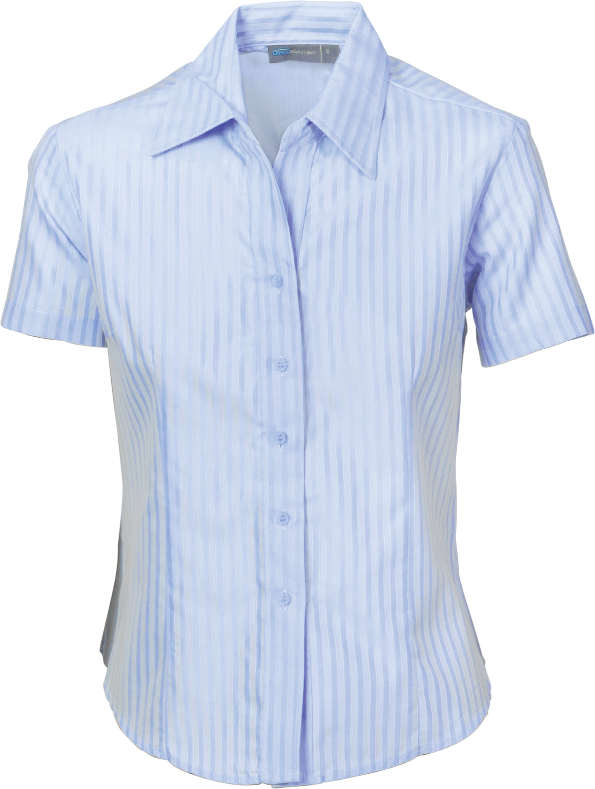 Ladies Tonal Stripe Shirts - Short Sleeve — DNC Workwear colour image