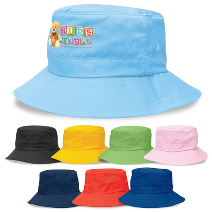 Kids Twill Bucket Hat w/Toggle — image 4
