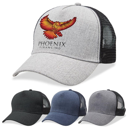 Heathered Mesh Trucker — image 2