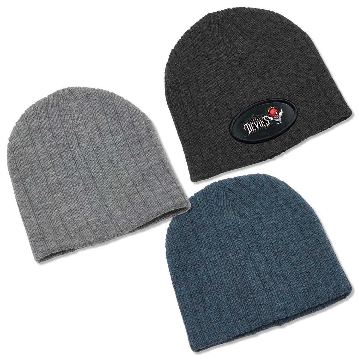 Heather Cable Knit Beanie — image 2