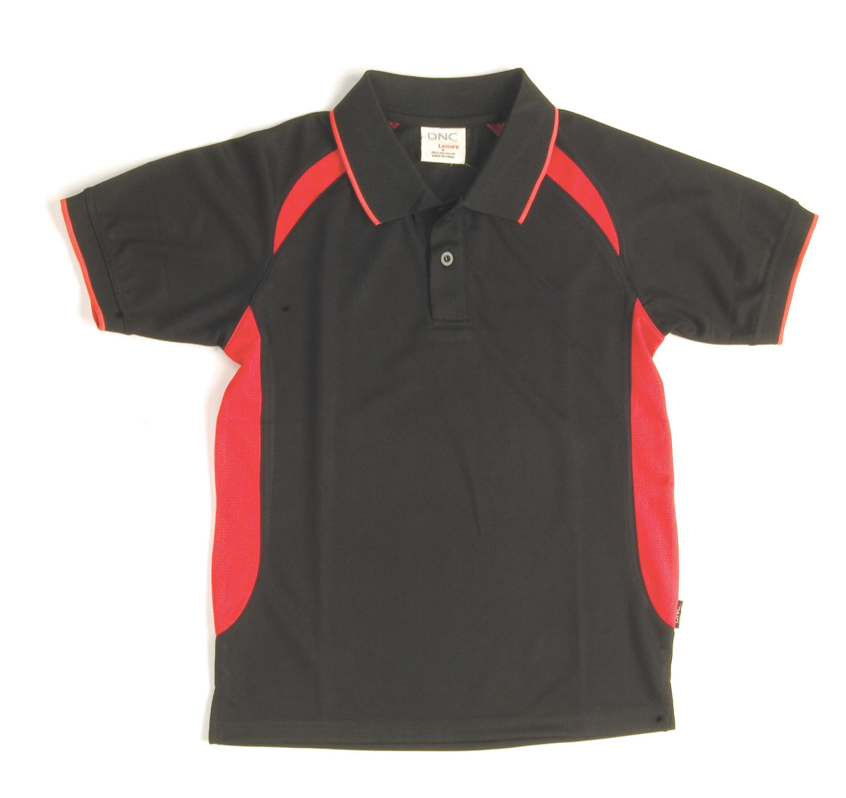 Kids Air Flow Contrast Raglan Mesh Polo — DNC Workwear colour image