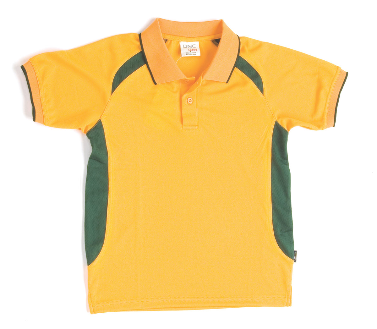 Kids Air Flow Contrast Raglan Mesh Polo — DNC Workwear colour image