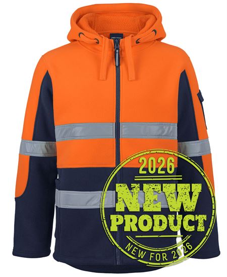 JB's Hi Vis D+N 450g Full Zip Shepherd Hoodie