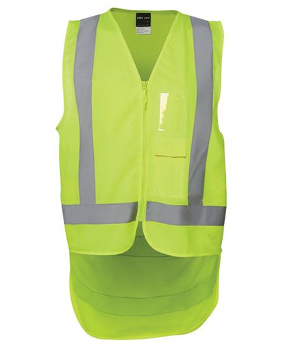 JB's Hi Vis Zip Drop Tail H Pattern (D+N) Vest