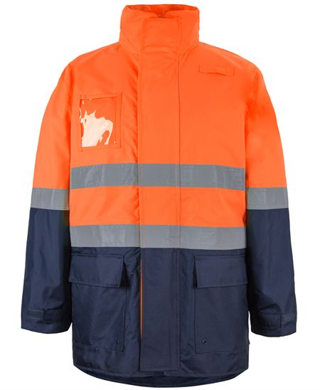JB's Hi Vis (D+N) Long Line Jacket