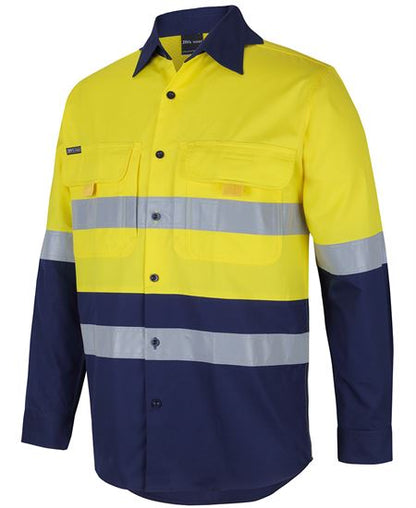JB's Hi Vis (D+N) Ripstop L/S Fishing Shirt