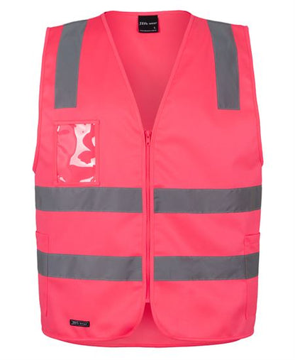 JB's Hi Vis (D+N) Zip Safety Vest