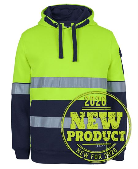 JB's 350g Hi Vis (D+N) Trade Hoodie