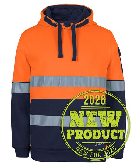 JB's 350g Hi Vis (D+N) Trade Hoodie