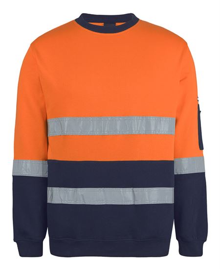 JB's Hi Vis (D+N) 310 Cotton Crew Neck Sweater
