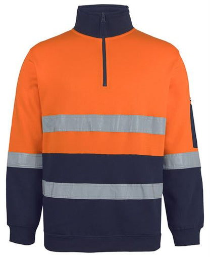 JB's Hi Vis (D+N) 310 Cotton 1/2 Zip Fleece