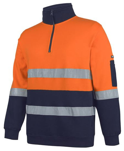 JB's Hi Vis (D+N) 310 Cotton 1/2 Zip Fleece