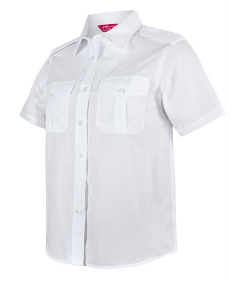 JB's Ladies S/S Epaulette Shirt