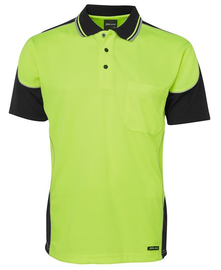 JB's Hi Vis Contrast Piping Polo