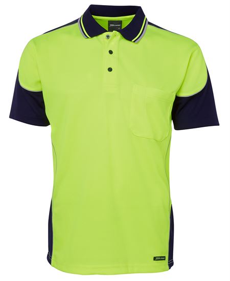 JB's Hi Vis Contrast Piping Polo