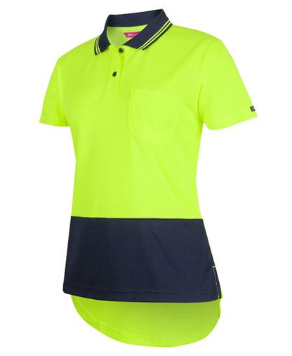 JB's Hi Vis S/S Drop Tail Polo