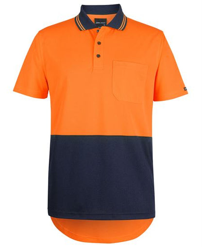 JB's Hi Vis S/S Drop Tail Polo