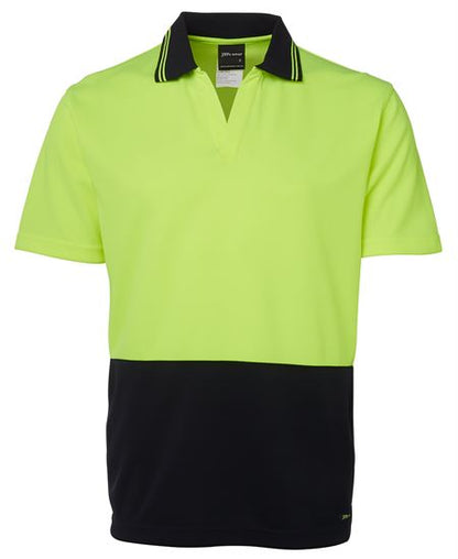 JB's Hi Vis S/S Non Button Polo