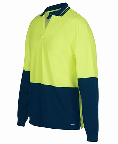 JB's Hi Vis S/S Non Button Polo