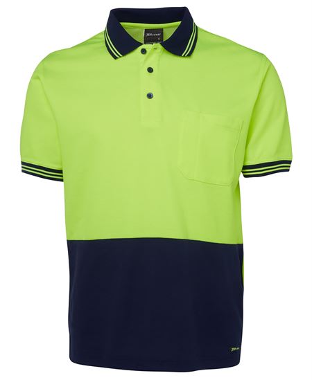 JB's Hi Vis S/S Cotton Back Polo