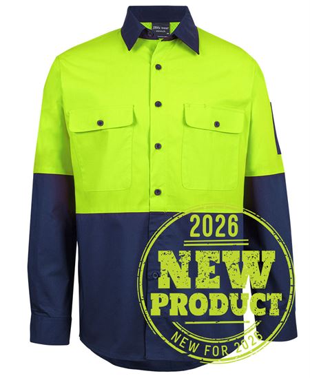 JB's Hi VIs Class F Ripstop L/S Work Shirt