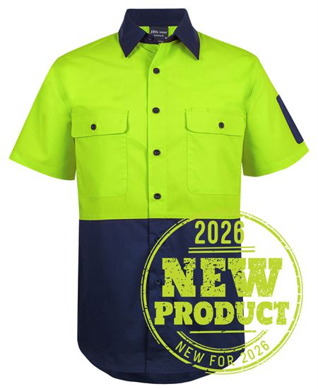 JB's Hi Vis Class F Ripstop S/S Work Shirt