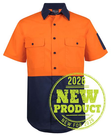 JB's Hi Vis Class F Ripstop S/S Work Shirt