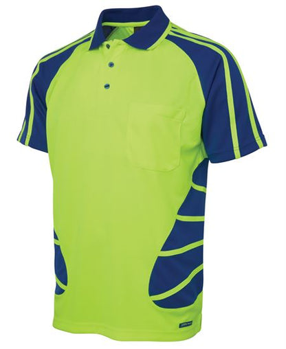JB's Hi Vis S/S Spider Polo