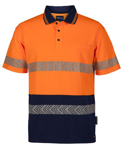 JB'S Hi Vis S/S Segmented Tape Polo